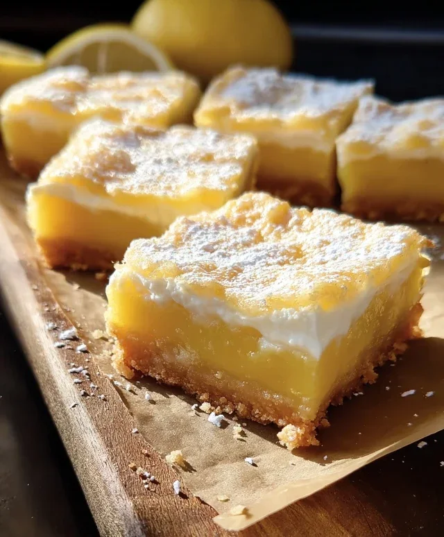 Tangy citrus dessert squares