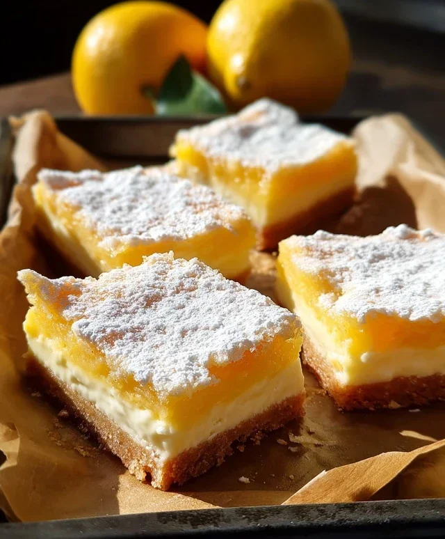 Tangy citrus dessert squares