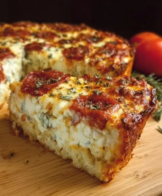 Pizza Style Cottage Cheese Bake