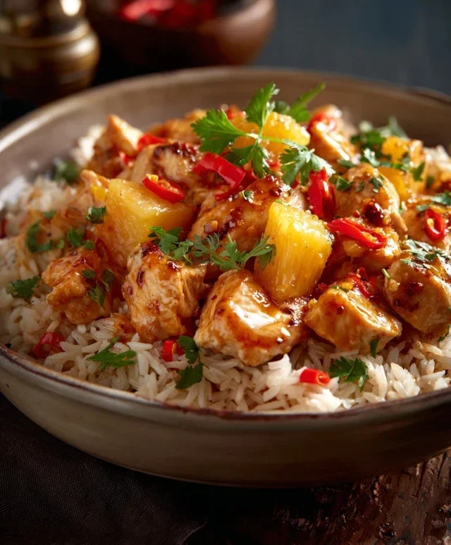 Pineapple Chicken and Rice