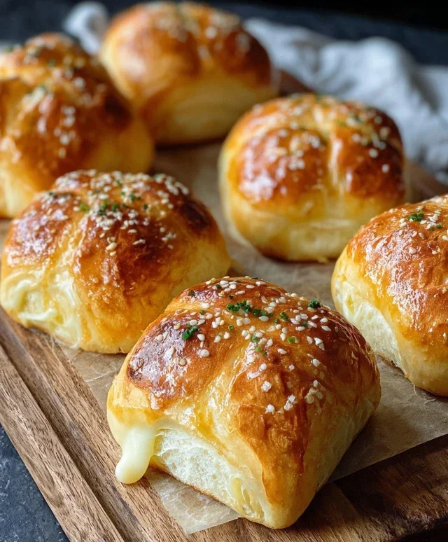 Korean Cream Cheese Garlic Buns