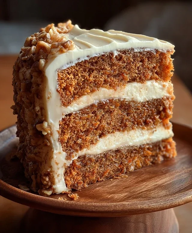 Honeybun Carrot Cake with Cheesecake Filling