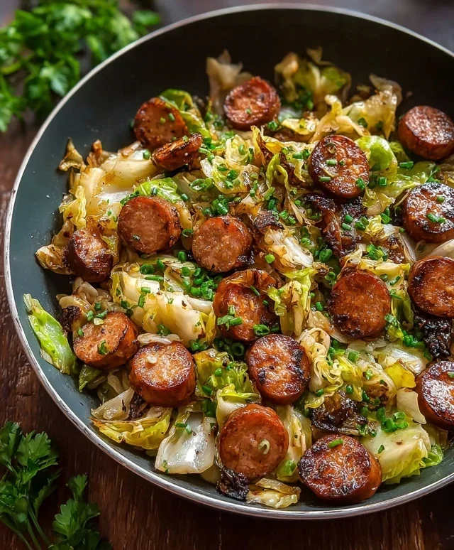 Easy Sausage and Cabbage Stir Fry