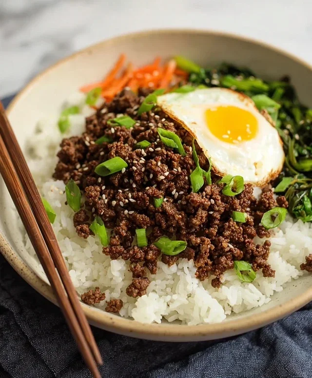 Korean Ground Beef Bowl (25-Minutes)