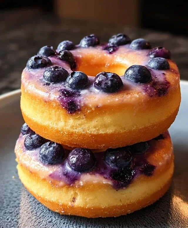 Keto Blueberry Donuts