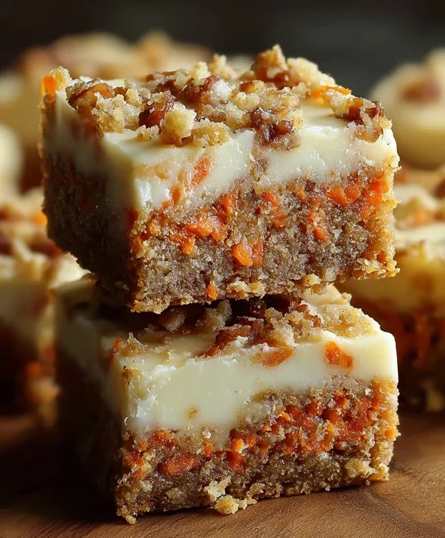 Irresistibly Indulgent Carrot Cake Cream Cheese Bars
