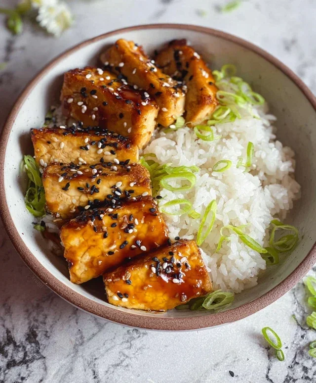 Honey Garlic Tofu
