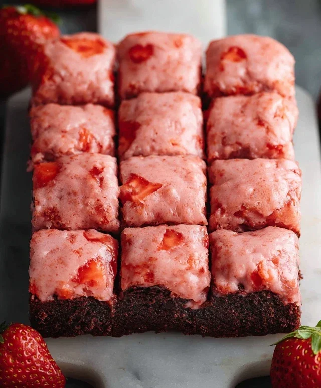 Strawberry Brownies