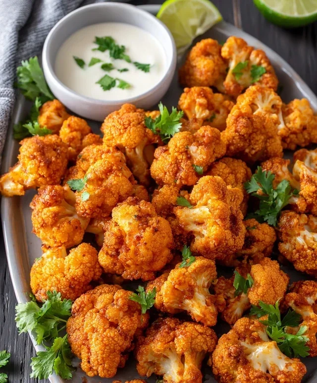 Air Fryer Buffalo Cauliflower Recipe