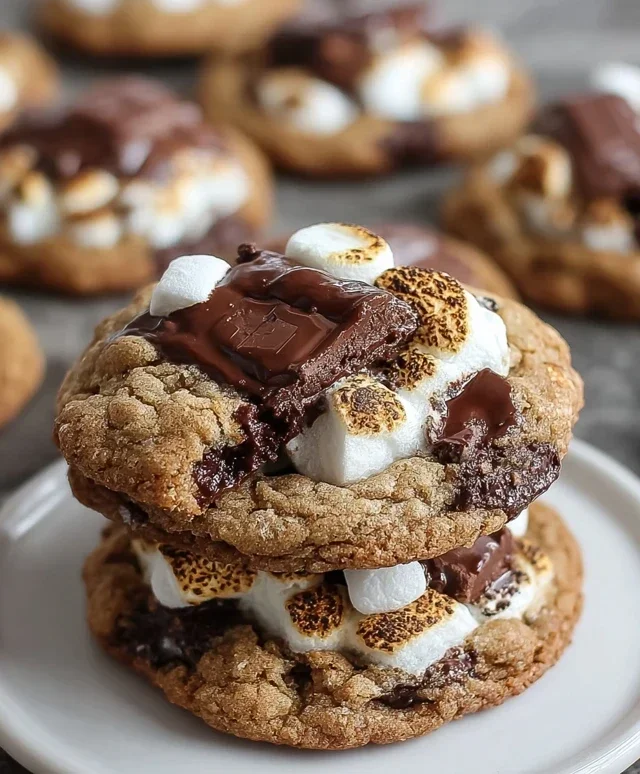 Hershey's Chocolate S'mores Cookies
