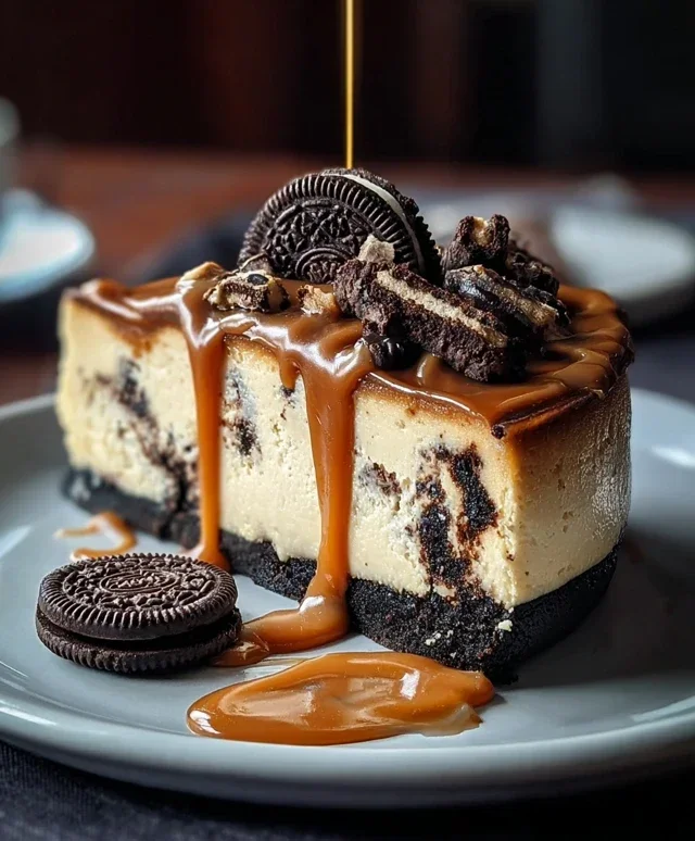 Oreo & Caramel Cheesecake