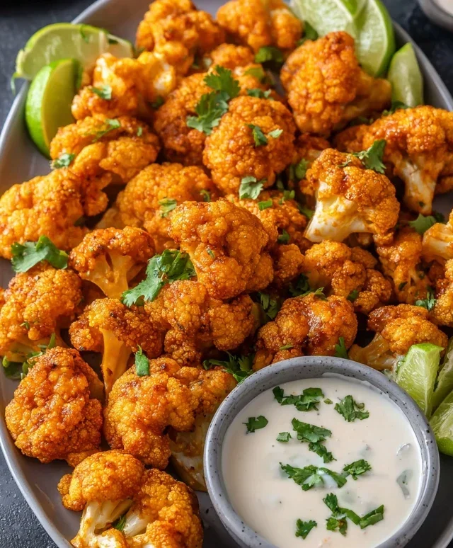 Air Fryer Buffalo Cauliflower Recipe