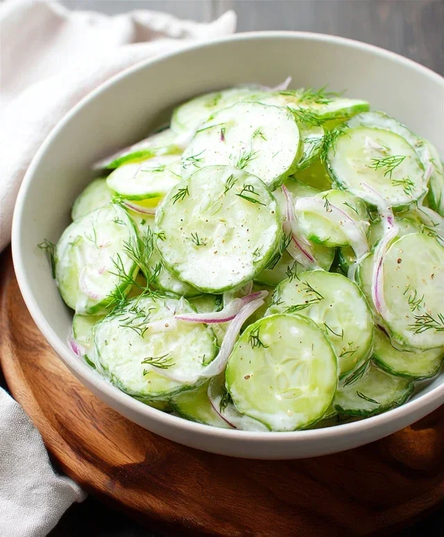 Polish Cucumber Salad