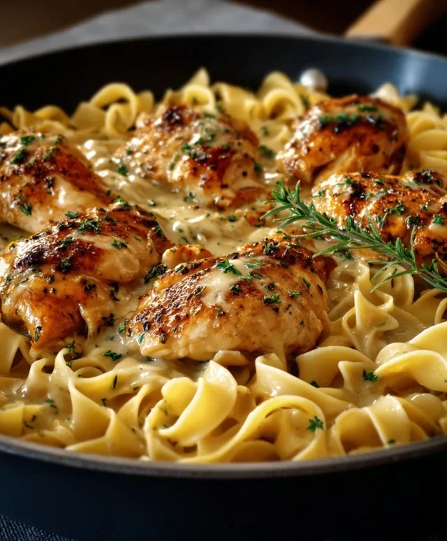 One-Pan Chicken with Buttered Noodles