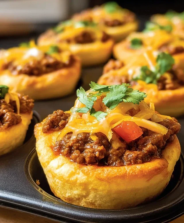 Taco Biscuit Cups