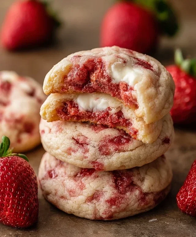 Strawberry Cheesecake Cookie
