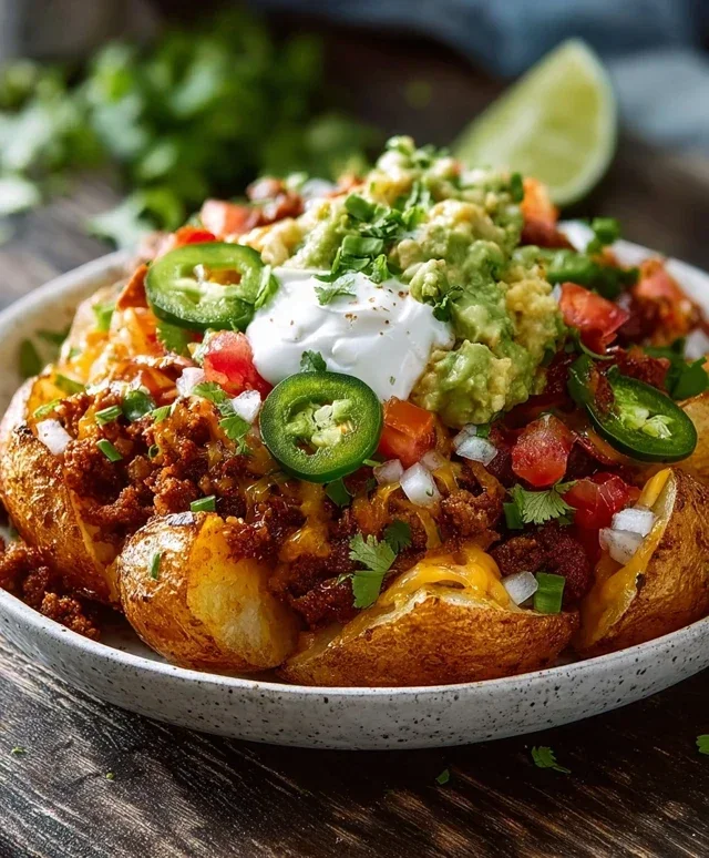 Loaded Potato Taco Bowl