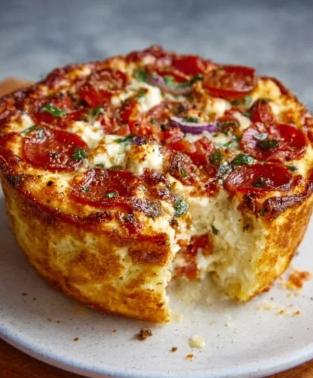 Cottage Cheese Pizza Bowl