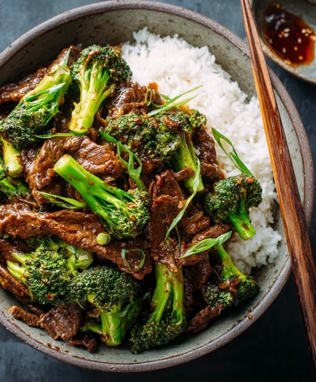 Chinese Beef and Broccoli (牛肉炒西兰花)