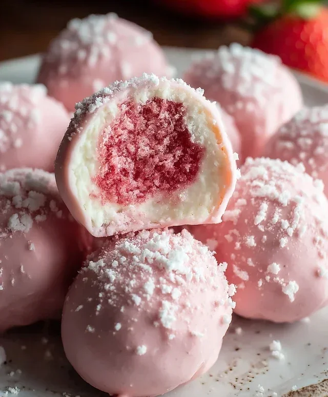 Strawberry Truffles