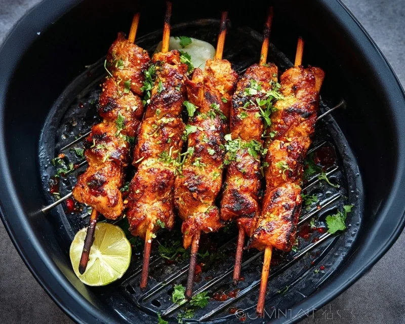 Bang Bang Chicken Skewers