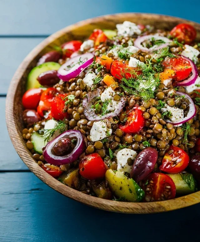 Mediterranean Lentil Salad