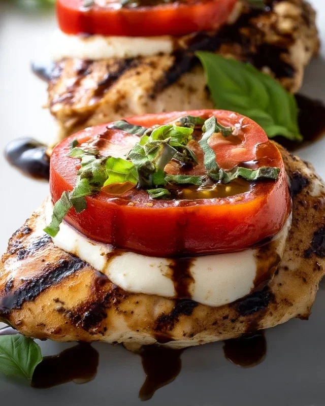 Grilled Chicken Caprese