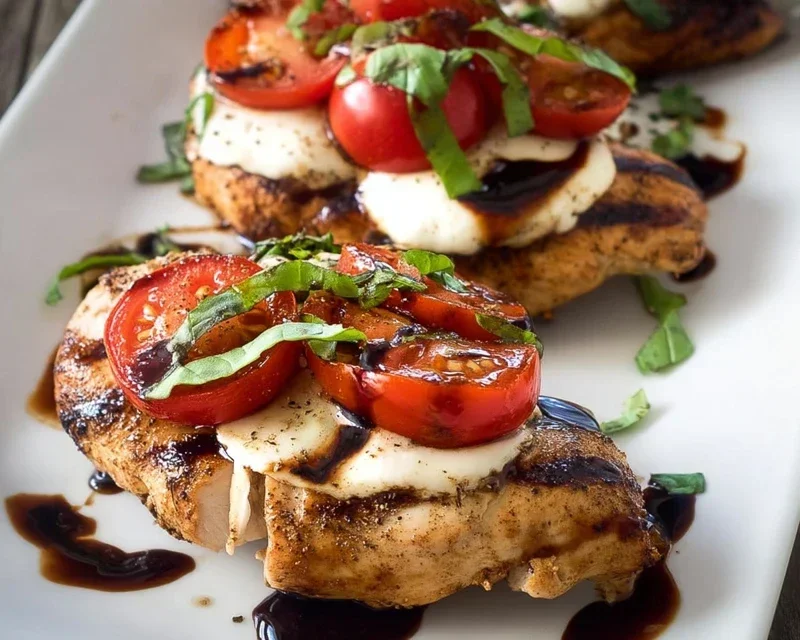 Grilled Chicken Caprese