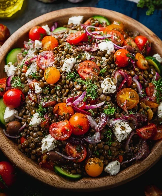 Mediterranean Lentil Salad