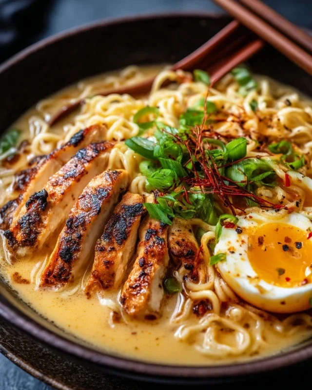 Creamy Garlic Chicken Ramen: An Incredible Ultimate Recipe