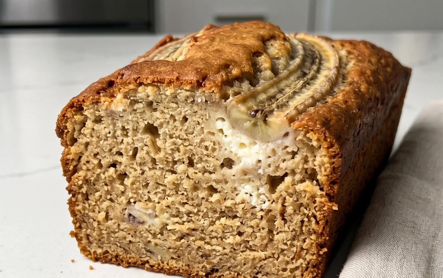 Cottage Cheese Banana Bread