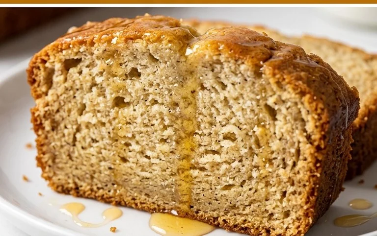 The BEST Honey Vanilla Banana Bread ~ Soft & Fluffy, Easy Recipe