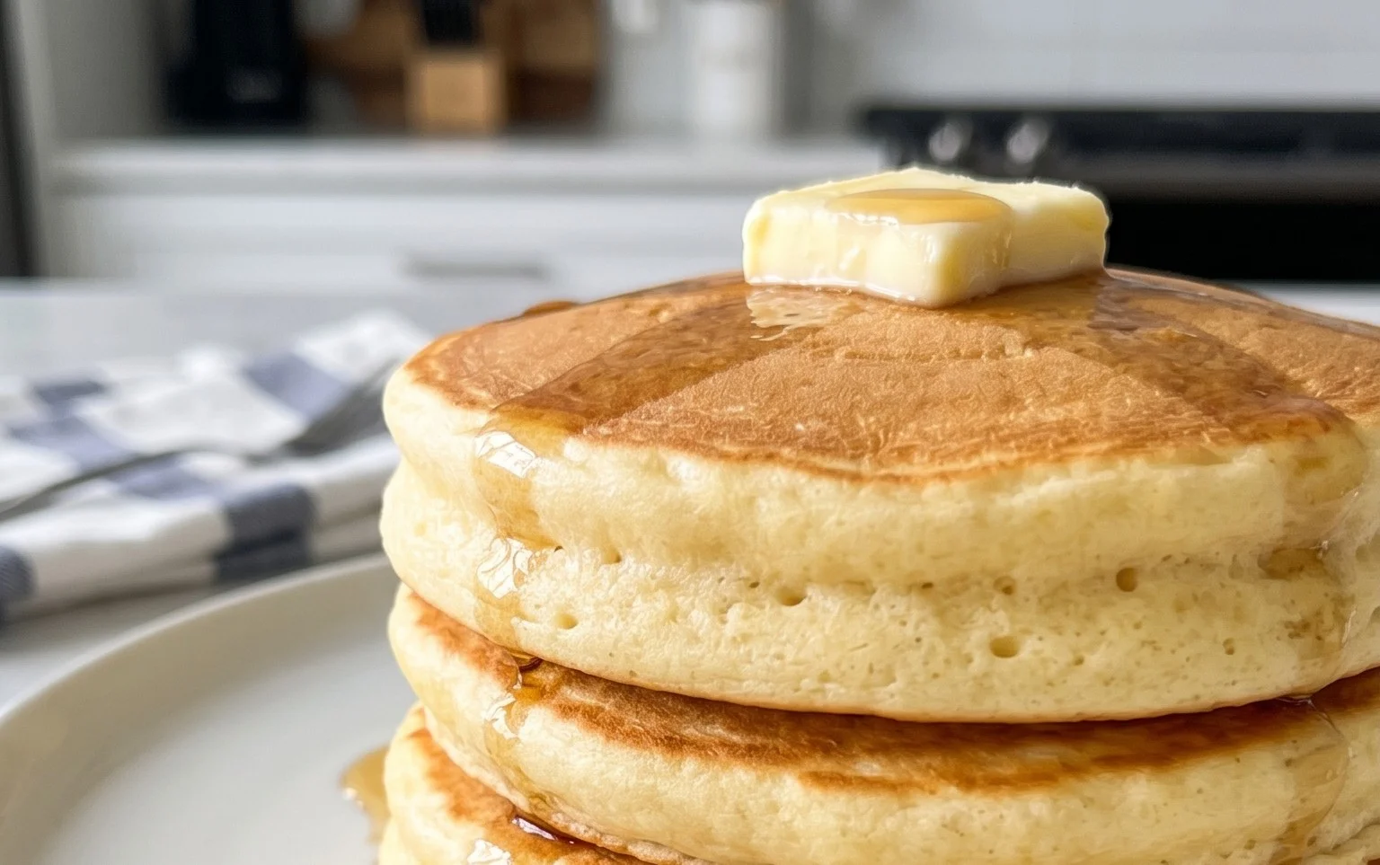 Fluffy Japanese Soufflé Pancakes