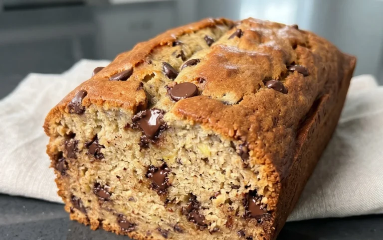 Easy Chocolate Chip Banana Bread