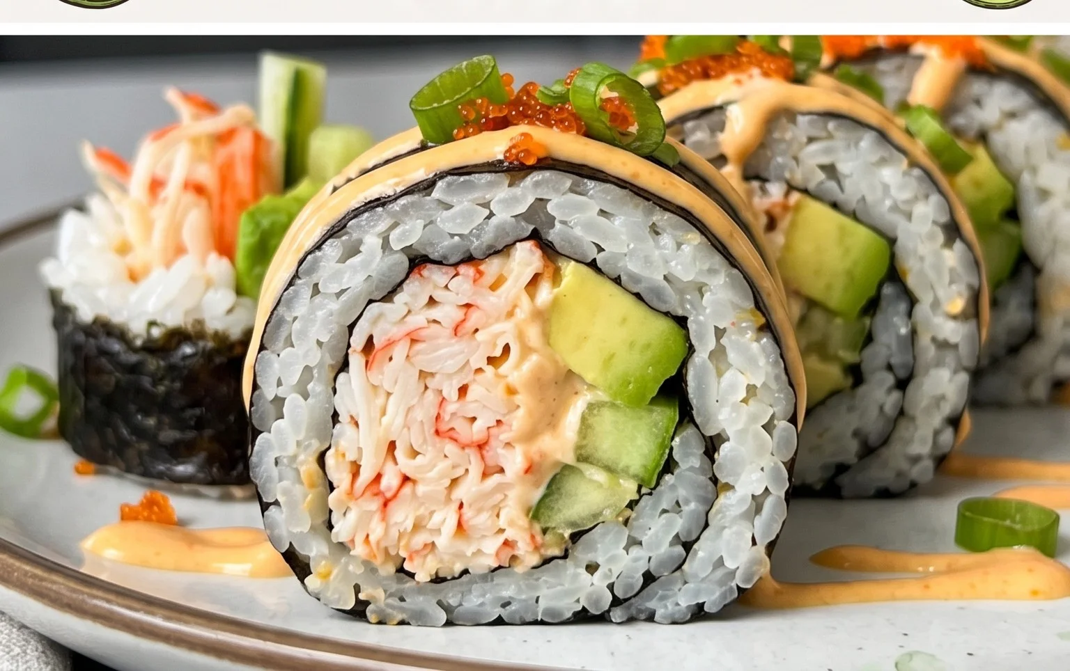 Kani Sushi (Spicy Crab Roll)