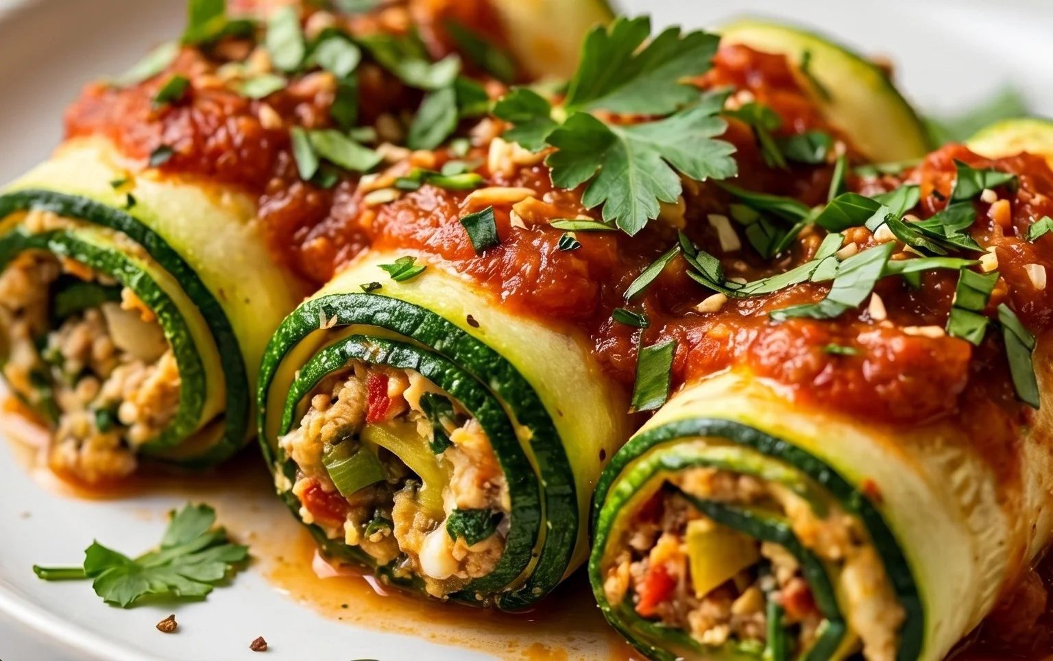 Vegan Zucchini Rollatini