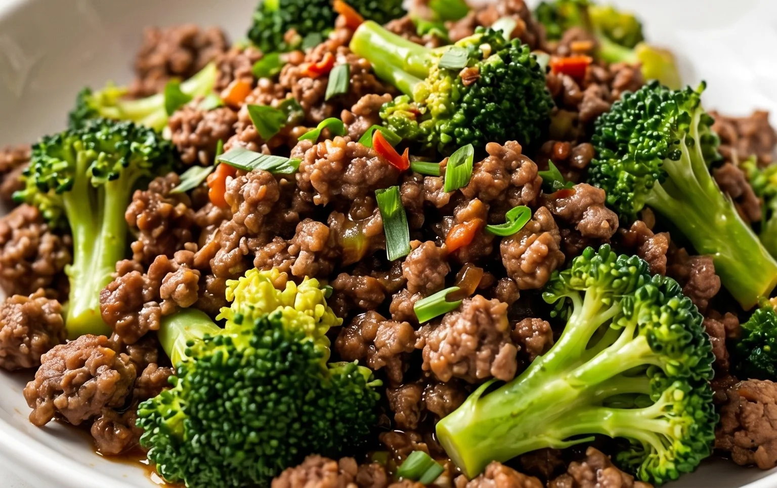 Ground Beef and Broccoli