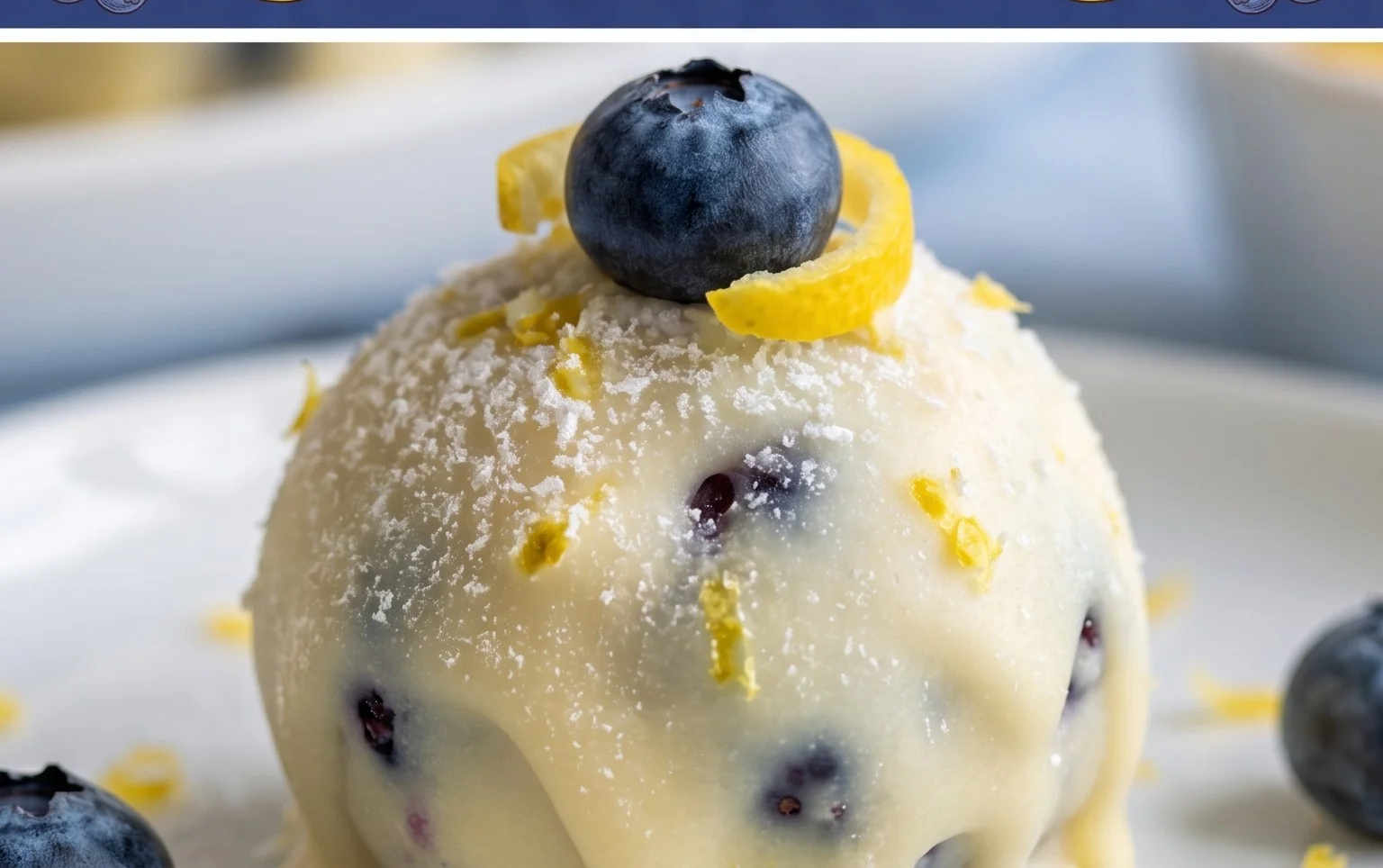 LEMON BLUEBERRY TRUFFLES 