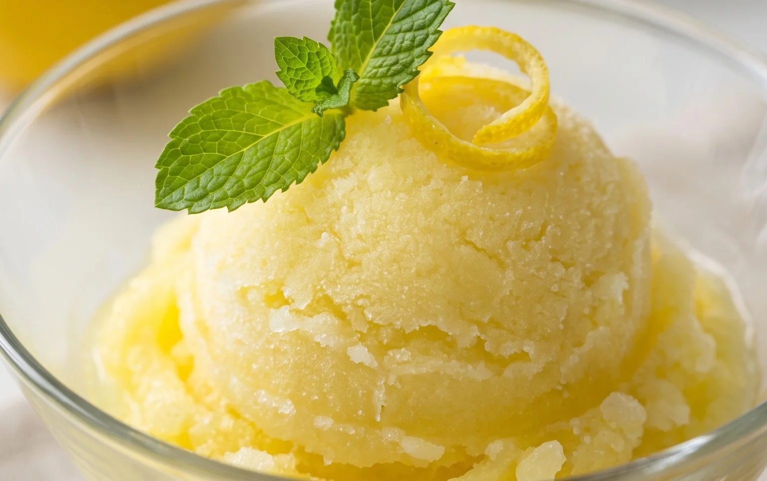 Lemon Sorbet