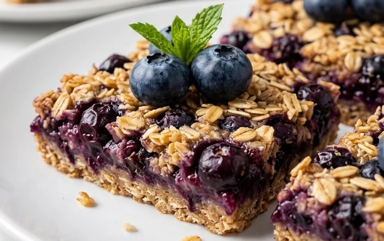 Blueberry Oatmeal Bars