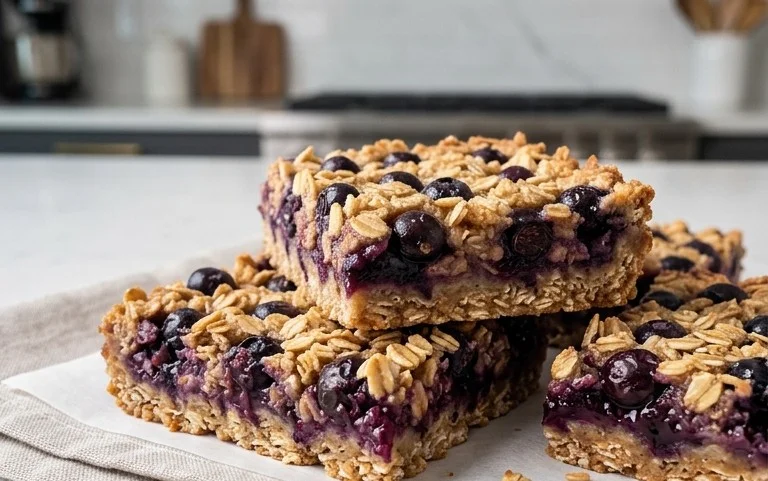 Blueberry Oatmeal Bars