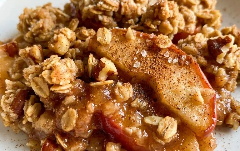 Healthy Breakfast Apple Crum extractble
