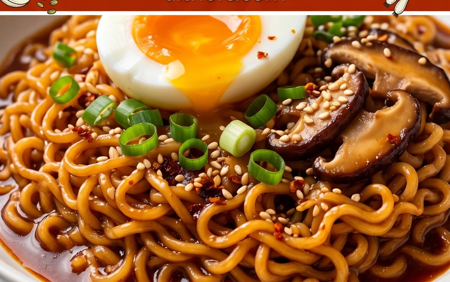 Easy Saucy Ramen Noodles