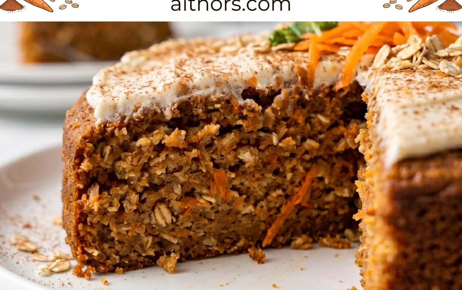 Easy Flourless Oatmeal Carrot Cake Recipe
