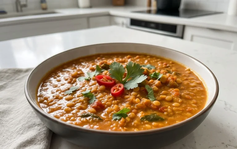 Spicy Red Lentil Curry