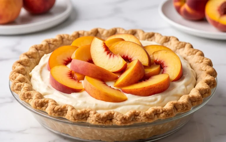 Peaches and Cream Pie