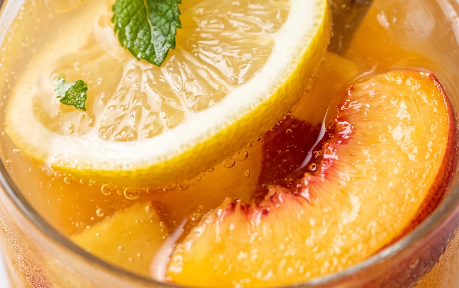 Refreshing Peach Lemonade