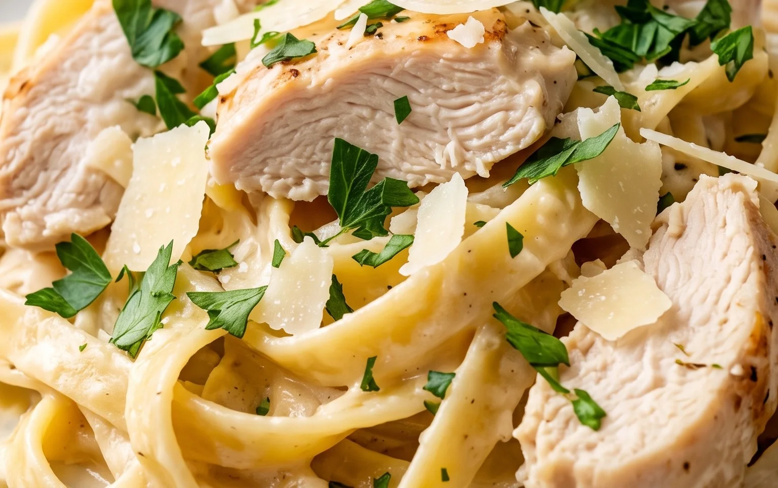 Low Calorie Chicken Alfredo