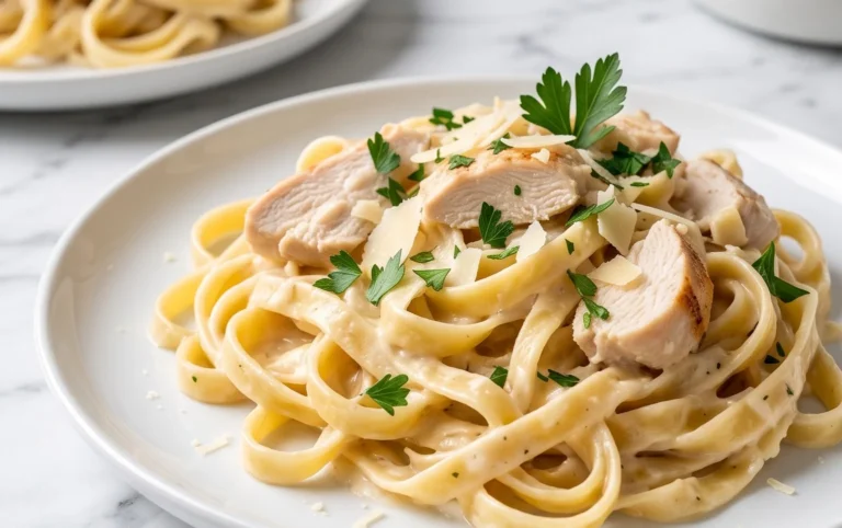 Low Calorie Chicken Alfredo