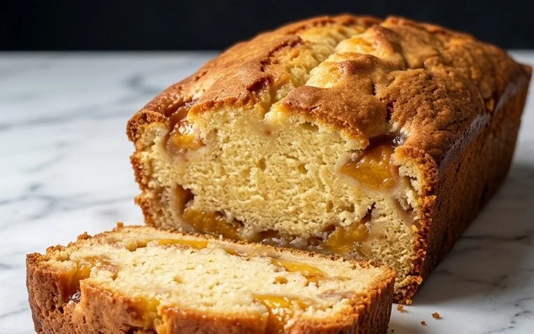 Peach Cobbler Pound Cake